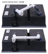 Мойка Бланко SUBLINE 430/270-U с отводной арматурой InFino® черный фото 3 в Краснодаре Мойка Blanco SUBLINE 430/270-U с отводной арматурой InFino® черный фото 3 в Краснодаре