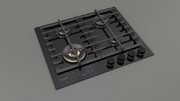 Газовая варочная панель Fulgor Milano FCLH 604 G T WK BK фото 2 в Краснодаре