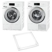 Miele White Edition (стиральная машина WWV980WPS + сушильная машина TWV780WP + монтажный элемент WTV502) Miele White Edition (стиральная машина WWV980WPS + сушильная машина TWV780WP + монтажный элемент WTV502)