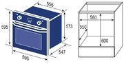 Духовой шкаф электрический Zigmund Shtain E 149 W фото 2 в Краснодаре