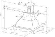 Вытяжка Faber WEST 90 WH SC H-EP корпус белый фото 3 в Краснодаре