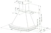 Вытяжка Faber TRENDY 90 корпус венецианская штукатурка фото 3 в Краснодаре