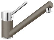Смеситель Бланко Antas chrome/Silgranit серый беж фото в Краснодаре Смеситель Blanco Antas chrome/Silgranit серый беж фото в Краснодаре