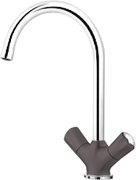 Смеситель Бланко Amona chrome/silgranit темная скала фото в Краснодаре Смеситель Blanco Amona chrome/silgranit темная скала фото в Краснодаре