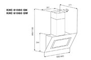 Вытяжка Korting KHC 61080 GW фото 4 в Краснодаре