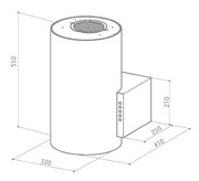 Вытяжка Faber Bios EG6 BK/XS F32 фото 3 в Краснодаре