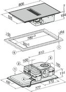 Варочная панель с вытяжкой Miele KMDA 7272 FR-U фото 4 в Краснодаре