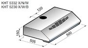 Вытяжка Korting KHT 5332 W фото 2 в Краснодаре