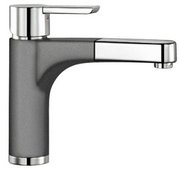 Смеситель Бланко Pylos-S chrome/Silgranit алюметаллик фото в Краснодаре Смеситель Blanco Pylos-S chrome/Silgranit алюметаллик фото в Краснодаре