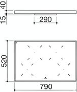 Индукционная варочная панель Barazza 1PKC80N фото 4 в Краснодаре
