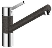 Смеситель Бланко Tivo chrome/Silgranit антрацит фото в Краснодаре Смеситель Blanco Tivo chrome/Silgranit антрацит фото в Краснодаре