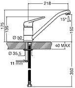 Смеситель Smeg MF11P2 фото 2 в Краснодаре