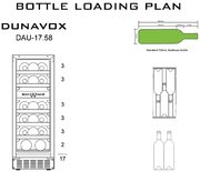 Винный шкаф Dunavox DAU-17.58DB фото 4 в Краснодаре
