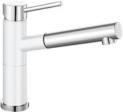 Смеситель Бланко Alta-S compact chrome/Silgranit белый фото в Краснодаре Смеситель Blanco Alta-S compact chrome/Silgranit белый фото в Краснодаре