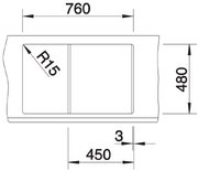Мойка BLANCO METRA 45 S Silgranit антрацит фото 4 в Краснодаре Мойка BLANCO METRA 45 S Silgranit антрацит фото 4 в Краснодаре