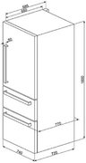 Холодильник SMEG FT41BXE фото 3 в Краснодаре