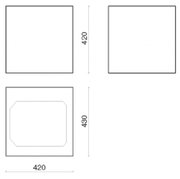Вытяжка Falmec Rubik isola 43 (450) (с системой E.ion) ECP white фото 3 в Краснодаре