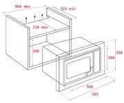 Встраиваемая микроволновая печь Teka ML 8200 BIS NIGHT RIVER BLACK фото 2 в Краснодаре