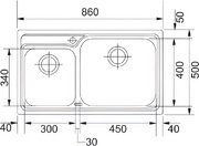 Мойка Franke GAX 620 нержавеющая сталь фото 3 в Краснодаре