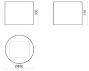 Вытяжка Falmec Eolo isola 45 (450) (с системой E.ion) ECP black фото 3 в Краснодаре