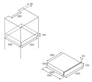Встраиваемый ящик для подогрева Bertazzoni WD60X фото 3 в Краснодаре