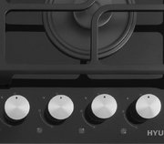 Газовая варочная панель Hyundai HHG 6438 BG фото 4 в Краснодаре
