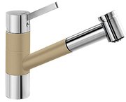 Смеситель Бланко Tivo-S chrome/Silgranit шампань фото в Краснодаре Смеситель Blanco Tivo-S chrome/Silgranit шампань фото в Краснодаре