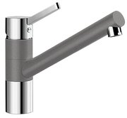 Смеситель Бланко Tivo chrome/Silgranit темная скала фото в Краснодаре Смеситель Blanco Tivo chrome/Silgranit темная скала фото в Краснодаре