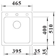 Мойка BLANCO NAYA 45 Silgranit темная скала фото 3 в Краснодаре
