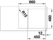 Мойка BLANCO ZIA 45 S Compact Silgranit антрацит фото 3 в Краснодаре