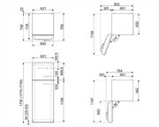 Холодильник Smeg FAB30LOR3 фото 3 в Краснодаре