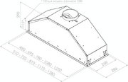 Встраиваемая вытяжка Pando GTI/510 NEGRO V.1050 ECO SEC PLUS фото 2 в Краснодаре