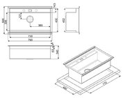 Мойка Смег VQMX79 фото 3 в Краснодаре Мойка Smeg VQMX79 фото 3 в Краснодаре