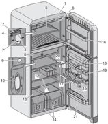 Холодильник Smeg FAB50P фото 4 в Краснодаре