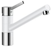 Смеситель Бланко Tivo chrome/Silgranit белый фото в Краснодаре Смеситель Blanco Tivo chrome/Silgranit белый фото в Краснодаре