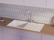 Мойка Омойкири SAKAIME 100 WH фото 4 в Краснодаре Мойка Omoikiri SAKAIME 100 WH фото 4 в Краснодаре