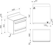 Варочный центр Smeg TR90X фото 2 в Краснодаре