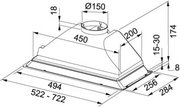 Встраиваемая вытяжка Franke FBI 502 ECO GR фото 3 в Краснодаре