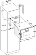 Комбинированный духовой шкаф-пароконвектомат Gaggenau BSP260101 фото 3 в Краснодаре