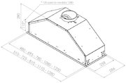 Встраиваемая вытяжка Pando GTI/725 INOX V.1050 ECO SEC PLUS фото 4 в Краснодаре