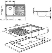 Мойка Смег APM861D фото 2 в Краснодаре Мойка Smeg APM861D фото 2 в Краснодаре