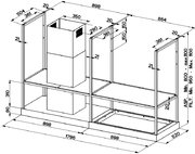 Вытяжка Faber T-SHELF EV8 TITANIUM MATT A180 фото 2 в Краснодаре