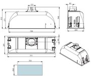 Встраиваемая вытяжка Falmec BUILT-IN BURANO 70 INOX фото 4 в Краснодаре