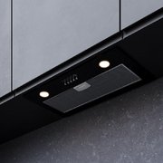 Встраиваемая вытяжка Krona LUISA 600 GLASS BLACK PB фото 2 в Краснодаре