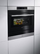 Духовой шкаф с СВЧ CombiQuick AEG KMK768080M фото 2 в Краснодаре