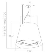 Вытяжка ELICA JUNO URBAN ZINC/F/50 фото 4 в Краснодаре