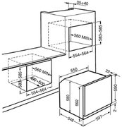 Духовой шкаф Smeg SCP112B-8 фото 3 в Краснодаре