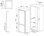 Встраиваемый холодильник Smeg C8174N3E1 фото 2 в Краснодаре