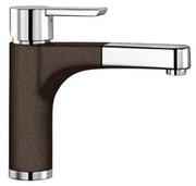 Смеситель Бланко Pylos-S chrome/Silgranit антрацит фото 2 в Краснодаре Смеситель Blanco Pylos-S chrome/Silgranit антрацит фото 2 в Краснодаре