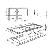 Мойка Смег LQ116S фото 2 в Краснодаре Мойка Smeg LQ116S фото 2 в Краснодаре